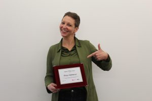 Elise Hütterer di Manincor premiata Best Wine Hospitality Manager