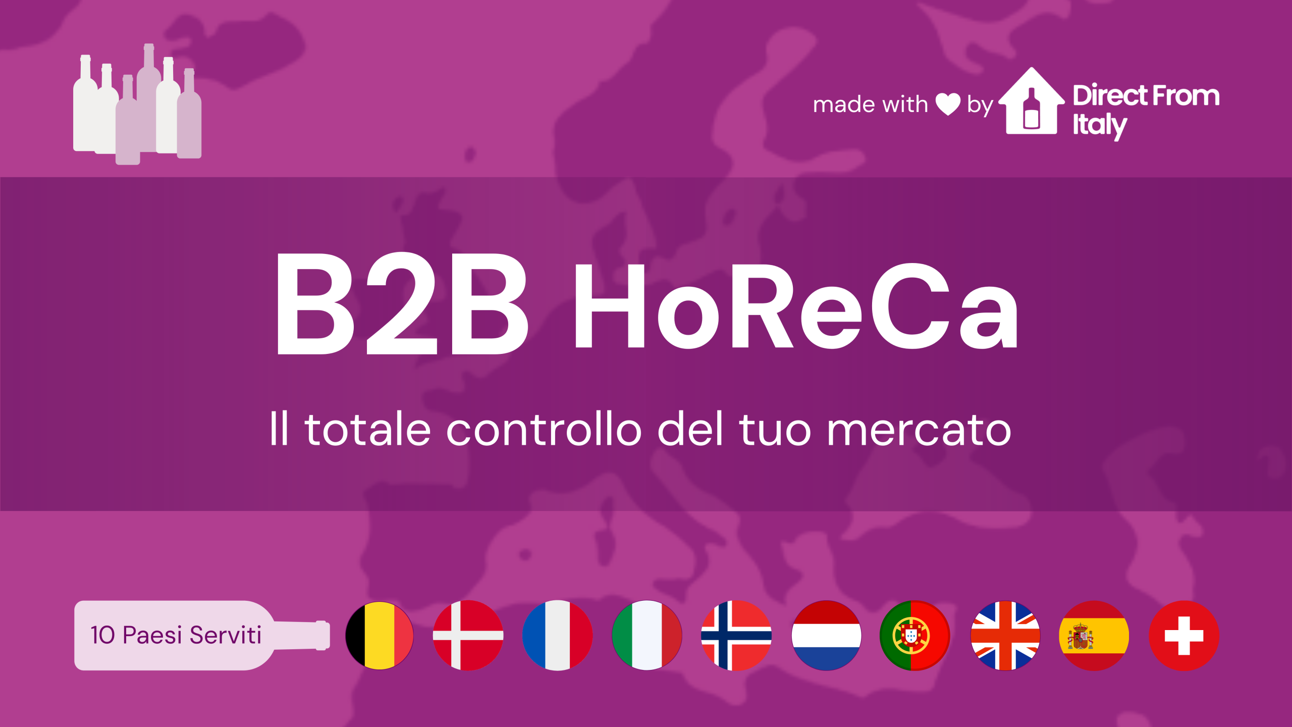 Nasce la nuova funzione B2B HoReCa: vendere vino in Europa non è mai stato così facile